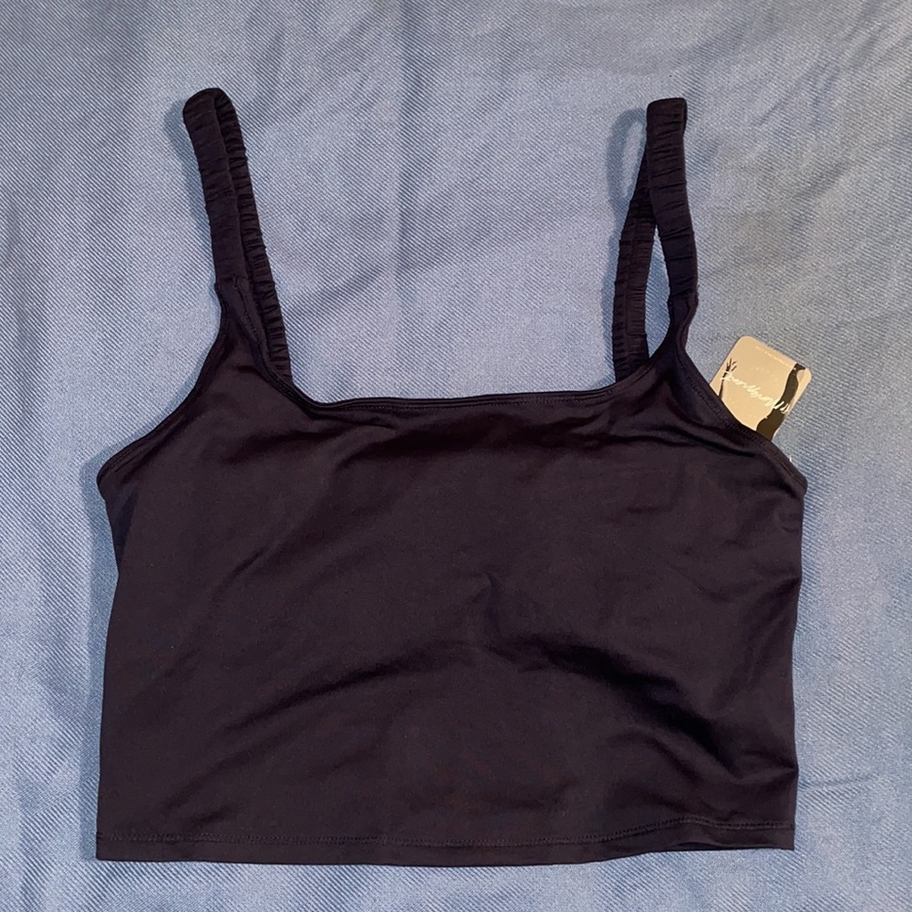 Free People • Post Up Cami Tank Top in Navy • L - Picture 3 of 5